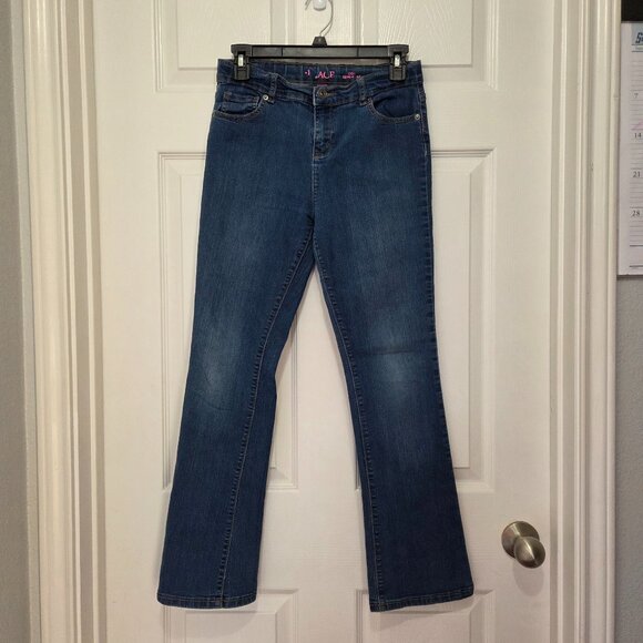 The Children's Place Girls Bootcut Darkwash MidRise Classic Fit Jeans Size 16 - Picture 1 of 7